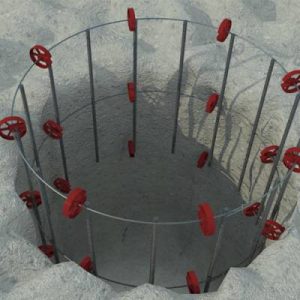 فاصل Cage Fix البلاستيكي
