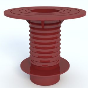 موصل البرغي الوسيط البلاستيكي