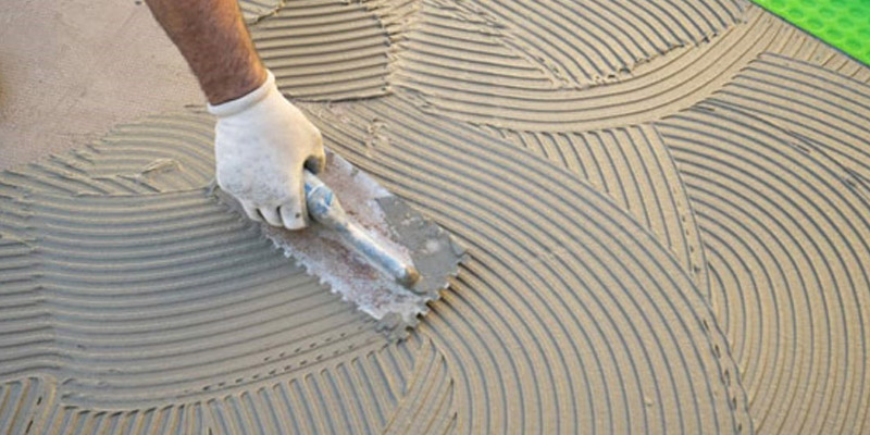 اجرای چسب پلیمری